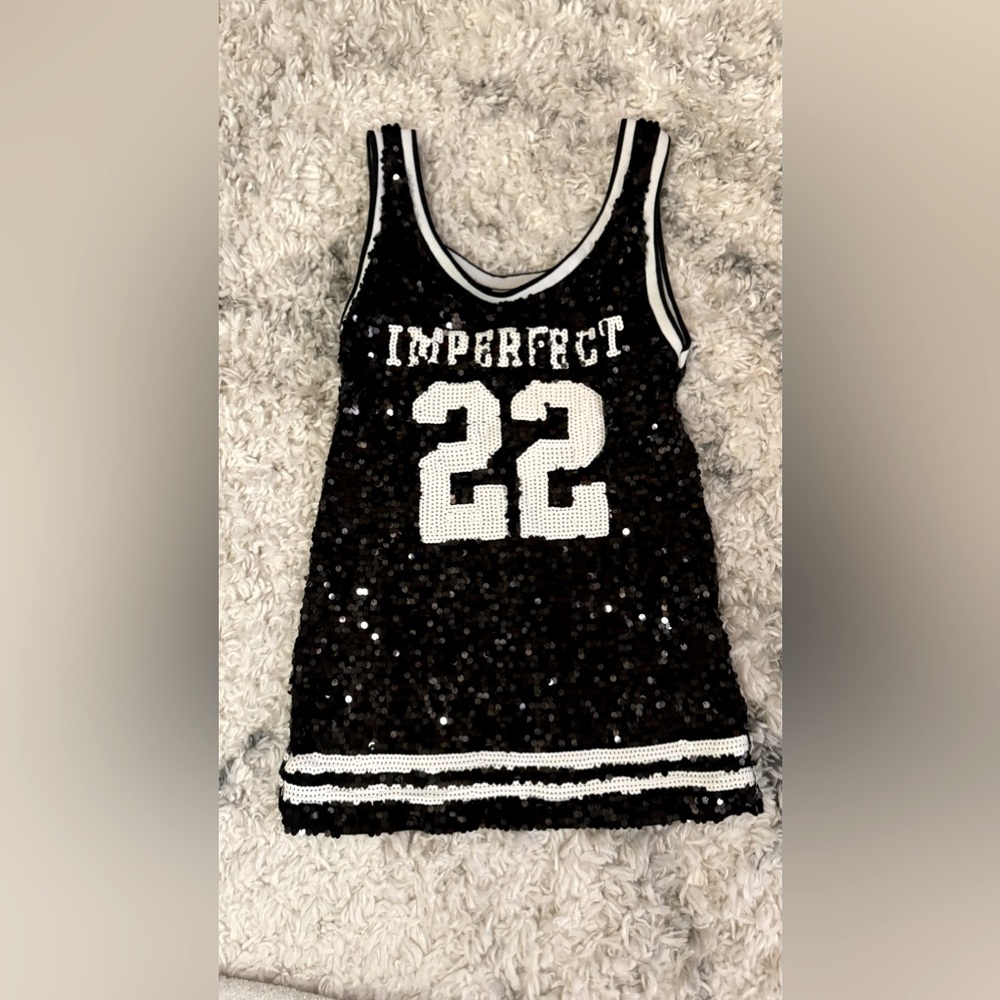 “I’m ? perfect” Tank tunic, small size.